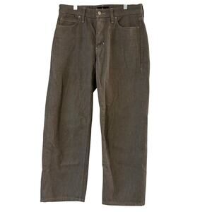 Banana Republic Light Gray Button Fly Pant Jean 28 100% Cotton